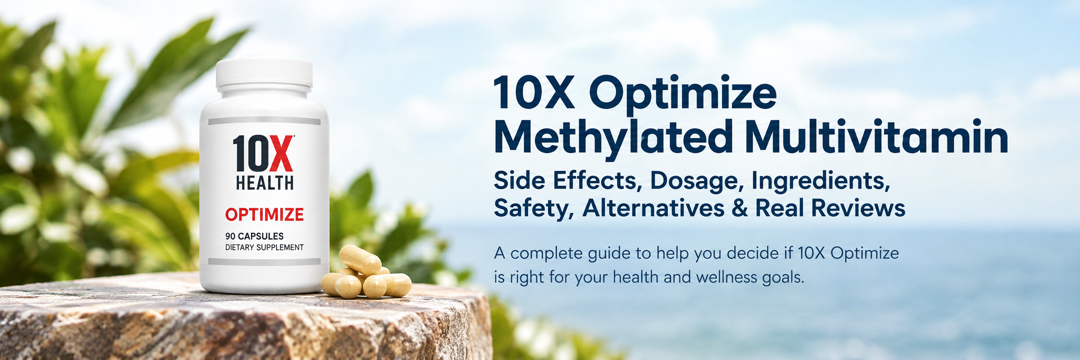 10X Optimize Methylated Multivitamin Review: Side Effects, Dosage, Ingredients, Safety & Alternatives