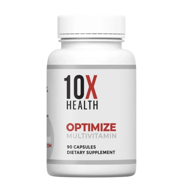10X Optimize Multivitamin – Methylated Multivitamin with Vitamin B12, NAC & Alpha Lipoic Acid