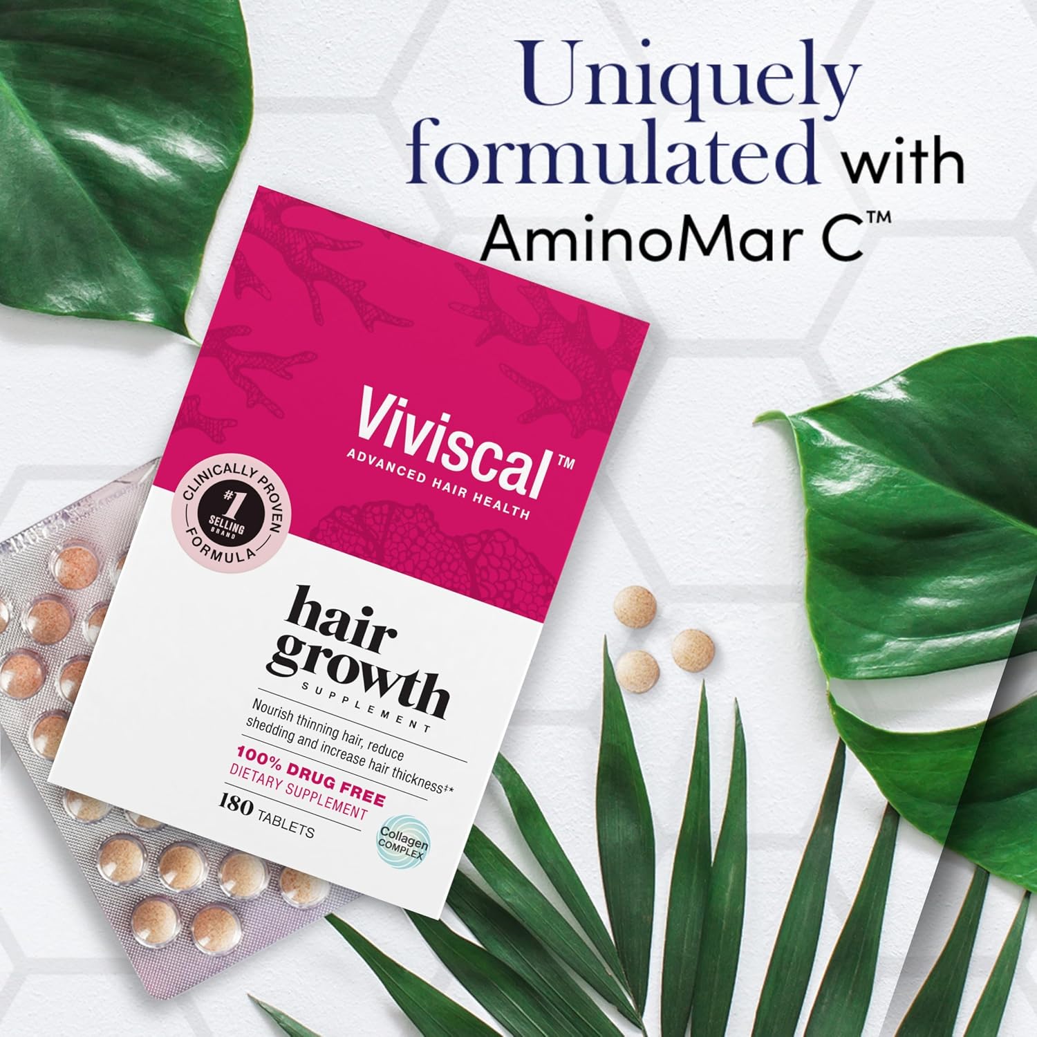Viviscal Biotin Hair Growth Supplement for Women  – 180 Tablets