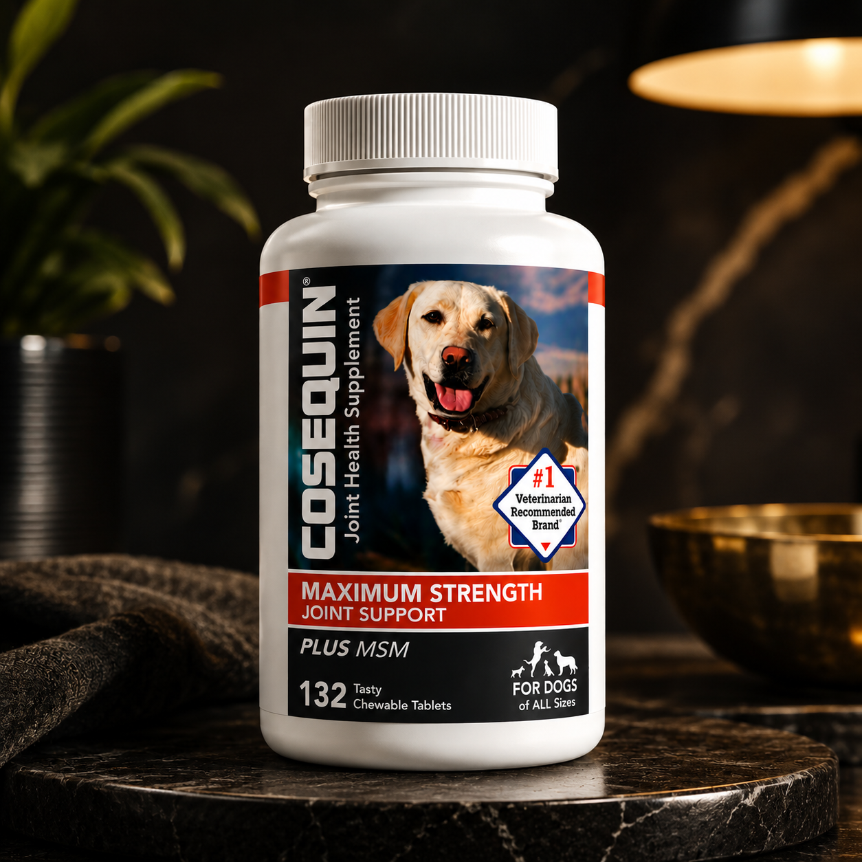 Dog Maximum Strength Hip & Joint Supplement Plus MSM