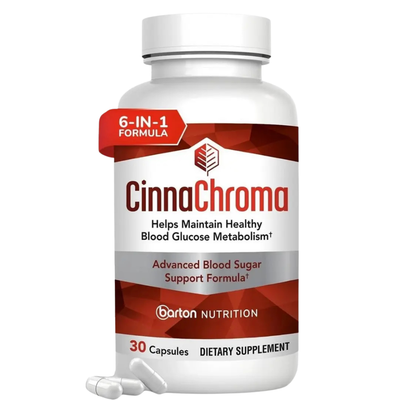 CINNACHROMA Cinnamon Chromium Capsules Blood Glucose Support - 30 Capsules