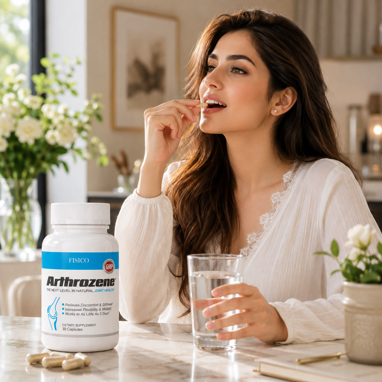 Joint Support Supplement - Promotes Mobility, Flexibility, and Comfort with Hyaluronic Acid, Collagen Type II, and Boswellia - 30 Capsules