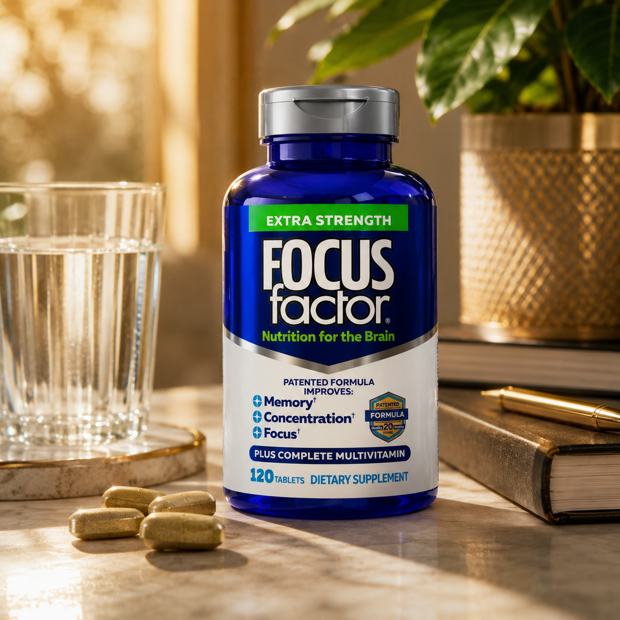 Enriched with a winning combination of premium ingredients like bacopa, ginkgo biloba, phosphatidylserine, DMAE, and a comprehensive blend of vitamins and minerals